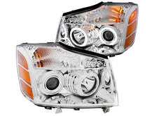 Load image into Gallery viewer, Anzo 2004-2007 Nissan Armada Projector Headlights w/ Halo Chrome (CCFL)