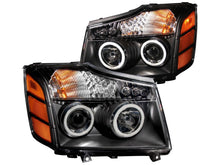 Load image into Gallery viewer, Anzo 2004-2007 Nissan Armada Projector Headlights w/ Halo Black (CCFL)