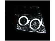 Load image into Gallery viewer, Anzo 2005-2008 Nissan Frontier Projector Headlights w/ Halo Chrome