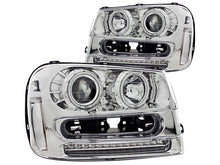 Load image into Gallery viewer, Anzo 2002-2009 Chevrolet Trailblazer Projector Headlights w/ Halo Chrome