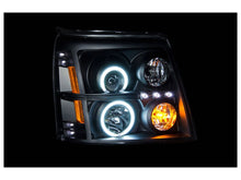 Load image into Gallery viewer, Anzo 2002-2006 Cadillac Escalade Projector Headlights w/ Halo Black (CCFL)