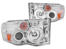 Load image into Gallery viewer, Anzo 2002-2005 Dodge Ram 1500 Projector Headlights w/ Halo Chrome (CCFL) G2