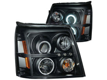Load image into Gallery viewer, Anzo 2003-2006 Cadillac Escalade Projector Headlights w/ Halo Black (CCFL)