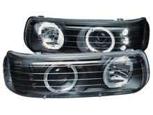 Load image into Gallery viewer, Anzo 1999-2002 Chevrolet Silverado 1500 Projector Headlights w/ Halo Black