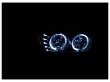 Load image into Gallery viewer, Anzo 1999-2006 Gmc Sierra 1500 Crystal Headlights w/ Halo and LED Black