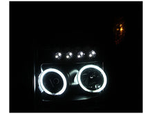 Load image into Gallery viewer, Anzo 2011-2015 Ford F-250 Projector Headlights w/ Halo Black (CCFL)