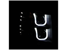 Load image into Gallery viewer, Anzo 2007-2013 Chevrolet Silverado 1500 Projector Headlights w/ U-Bar Black
