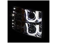 Load image into Gallery viewer, Anzo 2007-2013 Chevrolet Silverado 1500 Projector Headlights w/ U-Bar Chrom