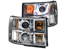Load image into Gallery viewer, Anzo 2007-2013 Gmc Sierra 1500 Projector Headlights w/ U-Bar Chrome