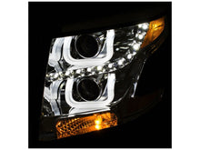 Load image into Gallery viewer, Anzo 2015-2016 Chevrolet Suburban Projector Headlights w/U-Bar Chrome Clear