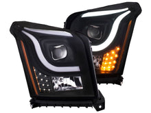 Load image into Gallery viewer, Anzo 2015-2016 GMC Yukon Projector Headlights w/ Plank Style Design Black