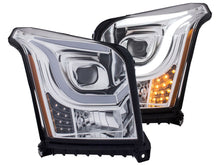 Load image into Gallery viewer, Anzo 2015-2016 Gmc Yukon Projector Headlights w/ Plank Style Design Black