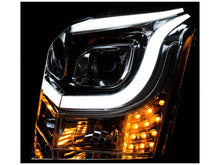 Load image into Gallery viewer, Anzo 2015-2016 Gmc Yukon Projector Headlights w/ Plank Style Design Black