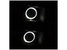 Load image into Gallery viewer, Anzo 2014-2015 Chevrolet Silverado Projector Headlights w/ Halo Black Clear