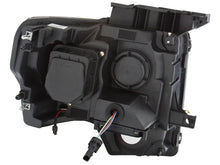 Load image into Gallery viewer, Anzo 2009-2014 Ford F-150 Projector Headlights w/ U-Bar Black Amber (HID TY