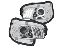Load image into Gallery viewer, Anzo Jeep Cherokee 14-18 Projector H.L Chrome Clear With LED Halo