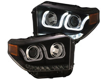 Load image into Gallery viewer, Anzo  14-18 Toyota Tundra w/ LED DRL Projector Headlights w/ U-Bar