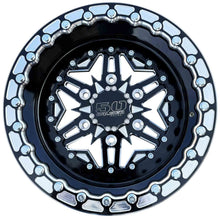 Load image into Gallery viewer, 504 Billet Aluminum Can-Am Beadlock wheel 6 lug Black