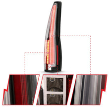 Load image into Gallery viewer, ANZO 2007-2014 Cadillac Escalade Led Taillights Red/Clear 311296