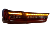Load image into Gallery viewer, BMW 3 Series G20 G28 Red and Smoked CSL Style Laser Tail Lights (2019-2024)