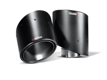 Load image into Gallery viewer, Akrapovic 08-14 Mitsubishi Lancer Evolution Tail Pipe Set (Carbon) TP-NIZ34-C