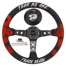Load image into Gallery viewer, Track Ready Suede Steering Wheel Hub Adapter for 83-04 Mustang / 89-92 Ranger US