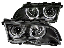 Load image into Gallery viewer, Anzo 1999-2001 BMW 3 Series E46 Projector Headlights w/ Halo Black