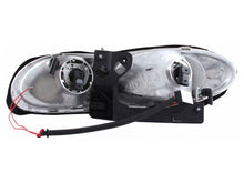 Load image into Gallery viewer, Anzo 1998-2002 Chevrolet Camaro Crystal Headlights w/ Halo Black