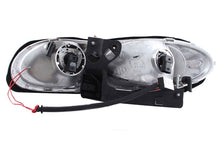 Load image into Gallery viewer, Anzo 1998-2002 Chevrolet Camaro Crystal Headlights w/ Halo Chrome