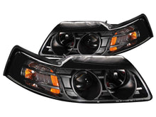 Load image into Gallery viewer, Anzo 1999-2004 Ford Mustang Projector Headlights Black