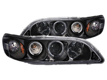 Load image into Gallery viewer, Anzo 1998-2002 Honda Accord Projector Headlights w/ Halo Black