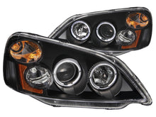Load image into Gallery viewer, Anzo 2001-2003 Honda Civic Projector Headlights w/ Halo Black