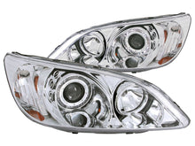 Load image into Gallery viewer, Anzo 2004-2005 Honda Civic Projector Headlights w/ Halo Chrome