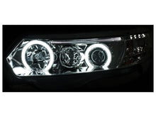 Load image into Gallery viewer, Anzo 2006-2011 Honda Civic Projector Headlights w/ Halo Chrome (CCFL)