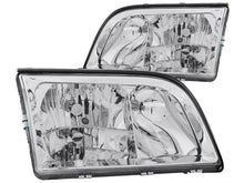 Load image into Gallery viewer, Anzo 1992-1999 Mercedes Benz S Class W140 Crystal Headlights Chrome
