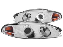 Load image into Gallery viewer, Anzo 1997-1999 Mitsubishi Eclipse Projector Headlights w/ Halo Chrome CCFL