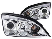 Load image into Gallery viewer, Anzo 2005-2007 Ford Focus Projector Headlights w/ Halo Chrome (CCFL)