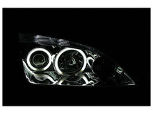 Load image into Gallery viewer, Anzo 2005-2007 Ford Focus Projector Headlights w/ Halo Chrome (CCFL)