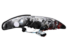 Load image into Gallery viewer, Anzo 1994-1998 Ford Mustang Projector Headlights w/ Halos (CCFL) Black 1pc