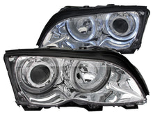 Load image into Gallery viewer, Anzo 2002-2005 BMW 3 Series E46 Projector Headlights w/ Halo Chrome