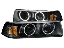 Load image into Gallery viewer, Anzo 1992-1998 BMW 3 Series E36 Projector Headlights w/ Halo Chrome (CCFL)