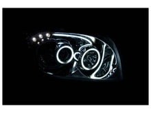 Load image into Gallery viewer, Anzo  2007-2012 Dodge Caliber Projector Headlights w/ Halo Chrome (CCFL