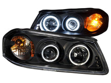 Load image into Gallery viewer, Anzo 2000-2005 Chevrolet Impala Projector Headlights w/ Halo Black (CCFL)