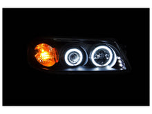 Load image into Gallery viewer, Anzo 2000-2005 Chevrolet Impala Projector Headlights w/ Halo Black (CCFL)