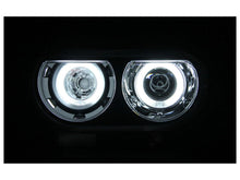 Load image into Gallery viewer, Anzo 2008-2014 Dodge Challenger Projector Headlights w/ Halo Black (CCFL)