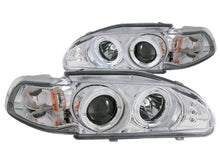 Load image into Gallery viewer, Anzo 1992-1995 Honda Civic Projector Headlights w/ Halo Chrome 1pc