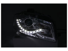 Load image into Gallery viewer, Anzo 2006-2008 Audi A3 Projector Headlights Chrome (R8 LED Style)