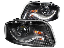 Load image into Gallery viewer, Anzo 2006-2008 Audi A3 Projector Headlights Black (R8 LED Style)