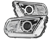 Load image into Gallery viewer, Anzo 2010-2014 Ford Mustang Projector Headlights w/ Halo Chrome (CCFL)