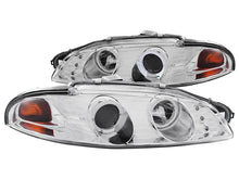 Load image into Gallery viewer, Anzo 1997-1999 Mitsubishi Eclipse Projector Headlights w/ Halo Chrome